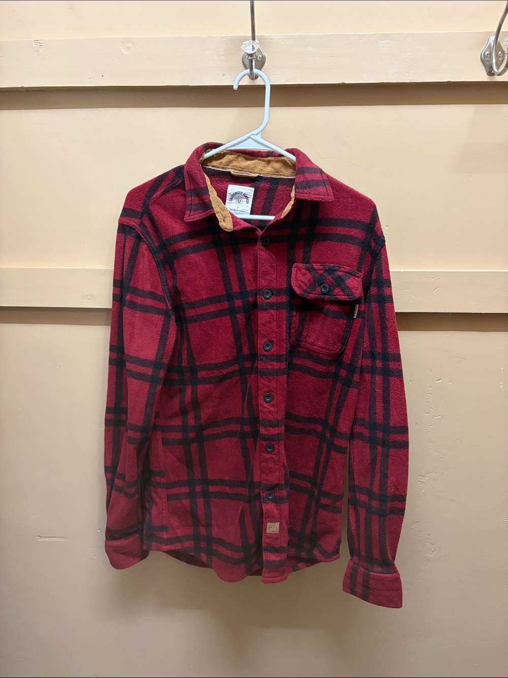 Customized Version Red & Mustard Plaid Jacket - 'Customized Version' Label